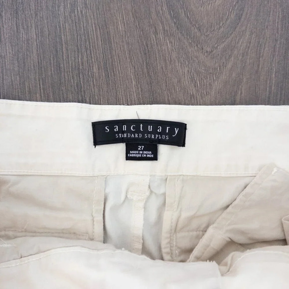 Sanctuary Rebel Standard Rise Pant Eco Natural (from Anthropologie), Size 27 - Picture 12 of 13